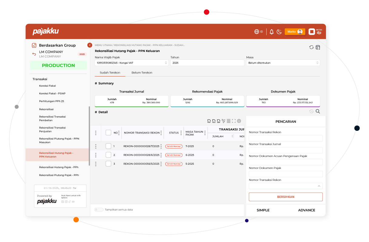 Sistem Integrasi Perpajakan (SIP)