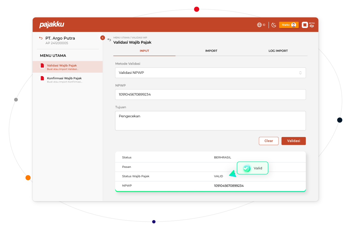 Konfirmasi Status Wajib Pajak (KSWP)